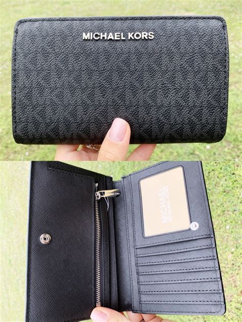 michael kors small wallet for women|Michael Kors small black wallet.